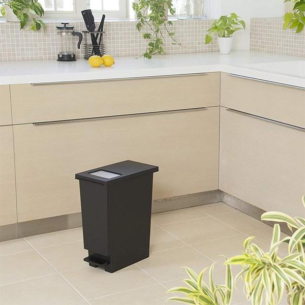 ゴミ箱 45リットル おしゃれ スリム キッチン 45l ごみ箱 フタ付き 蓋つき ペダル式 分別 棚下 カウンター下 大容量 オシャレ シンプル 2way プッシュ式 ふた 【納期A】【toh-270802】
