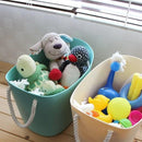 収納かご ランドリーバスケット かわいい 持ち手 インテリア 【納期A】【toh-270932】