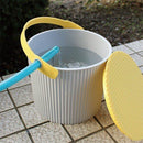 バケツ おしゃれ ふた付き 座れる スツール 北欧 入れ物 【納期A】【toh-270941】