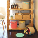 バケツ 10L おしゃれ フタ付き 座れる スツール 収納 ケース 【納期A】【toh-270944】