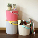 バケツ 10L おしゃれ フタ付き 座れる スツール 収納 ケース 【納期A】【toh-270944】