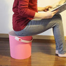 バケツ 20L おしゃれ 蓋つき 座れる スツール 北欧 収納ボックス 【納期A】【toh-270947】