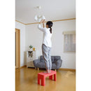 ステップ台 横長 ワイドサイズ 踏み台 おしゃれ 椅子 腰掛け 物置台 玄関 リビング 【納期A】【toh-271465】