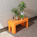 ステップ台 横長 ワイドサイズ 踏み台 おしゃれ 椅子 腰掛け 物置台 玄関 リビング 【納期A】【toh-271465】