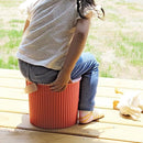 バケツ おしゃれ 蓋付き 座れる スツール 椅子 【納期A】【toh-274464】