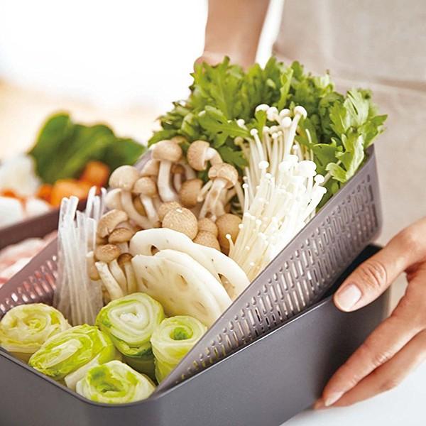 仕切りトレー トレイ 盛り付け皿 お鍋用 水切り 山崎実業 【納期A】【toh-276103】