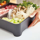 仕切りトレー トレイ 盛り付け皿 お鍋用 水切り 山崎実業 【納期A】【toh-276103】