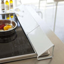 排気口カバー 伸縮式 コンロ奥ガード 油はね防止 山崎実業 【納期A】【toh-276106】