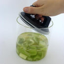 保存容器 ガラス 密封 密閉 酸化防止 エア抜き 空気抜き 漬物 浅漬け エアリデューサー キャニスター 【納期A】【toh-276597】