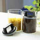 保存容器 ガラス 密封 酸化防止 エア抜き 珈琲豆 エアリデューサー キャニスター 【納期A】【toh-276598】