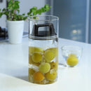 保存容器 おしゃれ ガラス容器 密閉 酸化防止 エアリデューサー キャニスター 【納期A】【toh-276599】