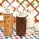 保存ガラス容器 密封 密閉 パスタ スパゲティ 麺 保管 酸化防止 長い ロング スリム エアリデューサー キャニスター 【納期A】【toh-276603】