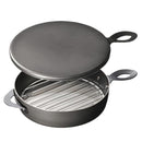 グリルパン 蓋付き ダッチオーブン風料理 網つき 魚焼き器対応 【納期A】【toh-276675】