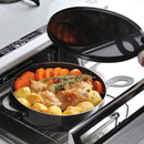 グリルパン 蓋付き ダッチオーブン風料理 網つき 魚焼き器対応 【納期A】【toh-276675】
