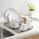 シンク用水切りトレー 水きりカゴ 水切り台 ディッシュラック 流し台 シンクトレー ステンレス 【納期A】【toh-276700】