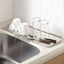 水きりトレー スリム ステンレス 1人暮らし 食器置き 水切り台 食器 乾燥 【納期A】【toh-276702】