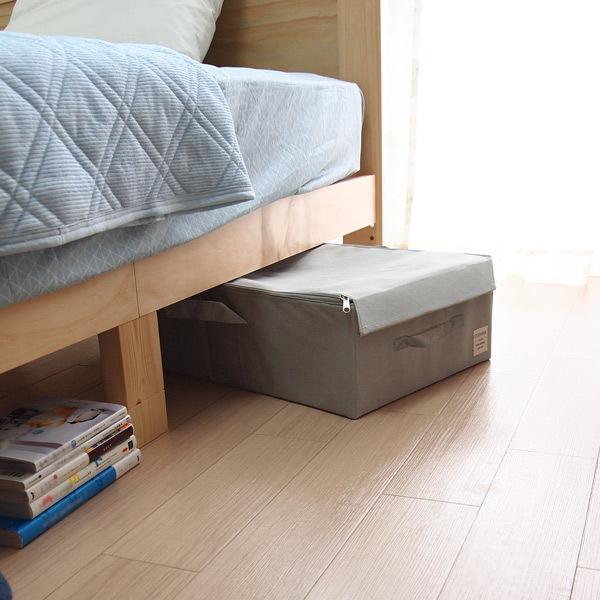 収納ボックス ファブリック 取っ手 持ち手 ふた付き フタ 蓋つき 衣類収納 小物収納 ケース 入れ物 折りたたみ 折り畳み 幅39cm 奥行60cm 高さ18cm 【納期A】【toh-277514】