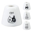 歯ブラシ立て 猫 かわいい 歯ブラシスタンド 歯ブラシホルダー ねこ ネコ 【納期A】【toh-278595】