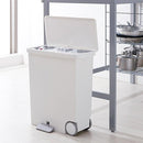 ゴミ箱 おしゃれ キッチン ワイド キャスター リビング 分別 【納期A】【toh-279125】