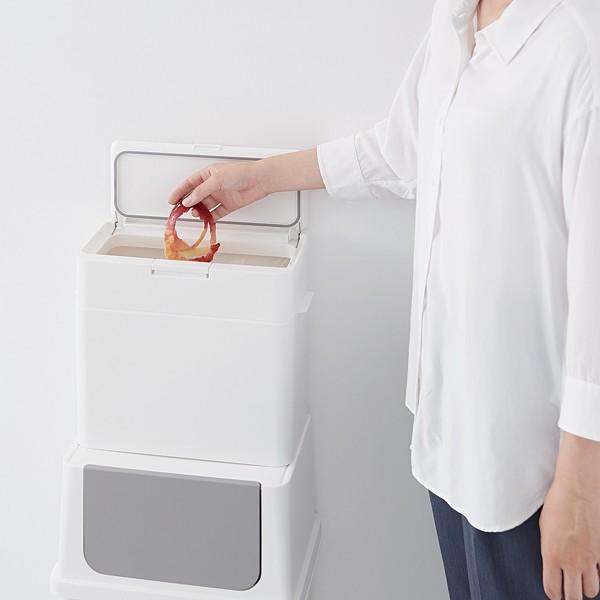 ゴミ箱 密閉 コンパクト 小型 キッチン フタつき おしゃれな 約10L 【納期A】【toh-279128】
