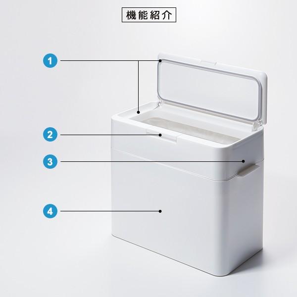 ゴミ箱 密閉 コンパクト 小型 キッチン フタつき おしゃれな 約10L 【納期A】【toh-279128】