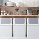 ゴミ箱 フタつき キッチン リビング 白 ホワイト おしゃれ スッキリ ごみ箱 【納期A】【toh-279130】