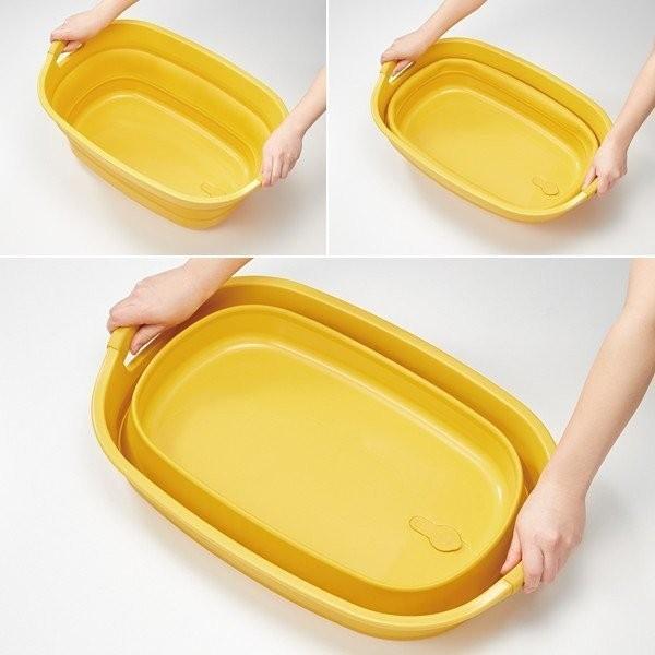 バケツ 折りたたみ アウトドア ベビーバス 赤ちゃん用 ペット用 お風呂 足場 ガーデニング 排水 キャンプ 犬 ネコ 猫 収納 漬け洗い 洗濯 サーフィン 【納期A】【toh-279192】