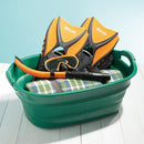 バケツ 折りたたみ アウトドア ベビーバス 赤ちゃん用 ペット用 お風呂 足場 ガーデニング 排水 キャンプ 犬 ネコ 猫 収納 漬け洗い 洗濯 サーフィン 【納期A】【toh-279192】