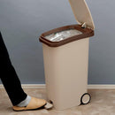 ゴミ箱 スリム キャスター付き 蓋つき おしゃれ カフェ インテリア 【納期A】【toh-279760】