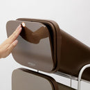 ゴミ箱 3段 分別 キャスター付き 縦型 蓋付き おしゃれ カフェ風 【納期A】【toh-279763】