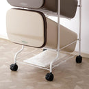 ゴミ箱 3段 分別 キャスター付き 縦型 蓋付き おしゃれ カフェ風 【納期A】【toh-279763】