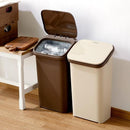 ゴミ箱 4段 分別型 キャスターつき フタ付き おしゃれ カフェ風 【納期A】【toh-279764】