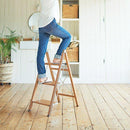 脚立 おしゃれ 3段 踏み台 折りたたみ 収納 スリム 室内 高さ 軽量 屋内 ステップ高さ 【納期A】【toh-279962】