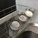 水切りラック ステンレス 水切りかご スリム 小型 細い コンパクト カゴ 水切りトレー シンク 水切り籠 水垢 付きにくい 日本製 マンション ひとり暮らし 一人 【納期A】【toh-280164】