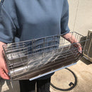 水切りラック ステンレス 水切りかご スリム 小型 細い コンパクト カゴ 水切りトレー シンク 水切り籠 水垢 付きにくい 日本製 マンション ひとり暮らし 一人 【納期A】【toh-280164】