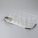 水切りラック ステンレス 水切りかご スリム 小型 細い コンパクト カゴ 水切りトレー シンク 水切り籠 水垢 付きにくい 日本製 マンション ひとり暮らし 一人 【納期A】【toh-280164】