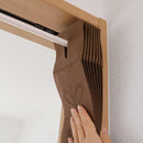 アコーディオンカーテン パネルカーテン 突っ張り つっぱり式 パタパタ 間仕切り 長さ 調節 高さ 横幅 北欧 おしゃれ 目隠し 階段 洗面所 断熱 保温 150×250cm 【納期A】【toh-280666】