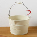 バケツ 8L 水汲み おしゃれ やわらか 手が汚れない ホース止め 固定 【納期A】【toh-281183】