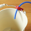 バケツ 8L 水汲み おしゃれ やわらか 手が汚れない ホース止め 固定 【納期A】【toh-281183】