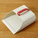 塵取り ちりとり フタつき おしゃれ 掃除道具 ミドルダストパン 【納期A】【toh-281189】