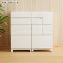 収納ケース プラスチック 引き出し 衣類収納 小物収納 おしゃれ シンプル 白 ホワイト 組み合わせ可能 【納期A】【toh-281523】