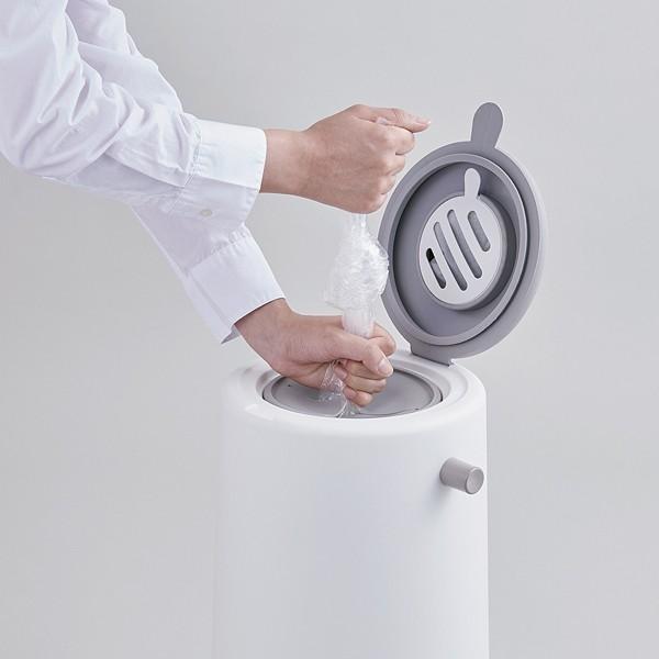 ゴミ箱 おむつ用 密閉 ニオイ漏れ防止 臭くない 赤ちゃん 大人用 ペット用品 おしゃれ シンプル 日本製 【納期A】【toh-281538】