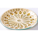 トレイ 円形 ガラス製 トレー 丸型 インテリア 置き物 モザイクガラス 【納期A】【toh-282946】