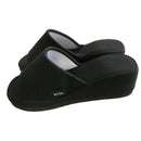 スリッパ ヒールあり 女性 レディース シンプル グレー ブラック 黒 【納期A】【toh-283982】