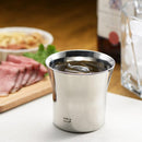 ロックグラス おしゃれ 高級 ステンレス 日本製 焼酎 ウイスキー コップ 二重構造 2個セット 磨き屋シンジケート 【納期A】【toh-284262】