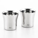 ロックグラス おしゃれ 高級 ステンレス 日本製 焼酎 ウイスキー コップ 二重構造 2個セット 磨き屋シンジケート 【納期A】【toh-284262】