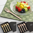 スプーン フォーク 4本 セット ステンレス 日本製 ゴールド 金色 おしゃれ 高級 磨き屋シンジケート 【納期A】【toh-284264】