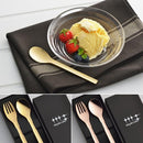 スプーン フォーク 2本 セット ステンレス 日本製 ゴールド 金色 おしゃれ 高級 磨き屋シンジケート 【納期A】【toh-284266】