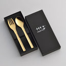 スプーン フォーク 2本 セット ステンレス 日本製 ゴールド 金色 おしゃれ 高級 磨き屋シンジケート 【納期A】【toh-284266】