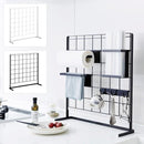 キッチン収納 ラック メッシュパネル 縦型 キッチンラック コンロ奥 シンクサイド 山崎実業 【納期A】【toh-284817】